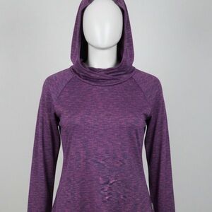COLUMBIA PURPLE THREAD HOODIE. WOMANS XL. GREAT CONDITION